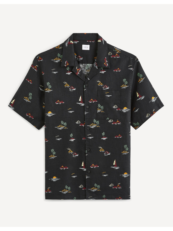 Celio Baplaya ľanová košeľa Celio