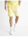 Celio Žlté batikované šortky Celio Botache