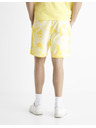 Celio Žlté batikované šortky Celio Botache