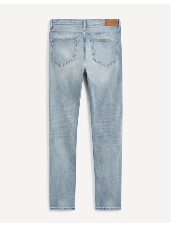 Celio Svetlomodré pánske slim fit džínsy Celio C25 Voslight25