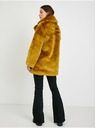Orsay Horčicový dámsky kožuch ORSAY