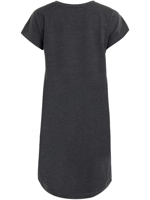 ALPINE PRO Šedé dámske šaty ALPINE PRO HEMADA