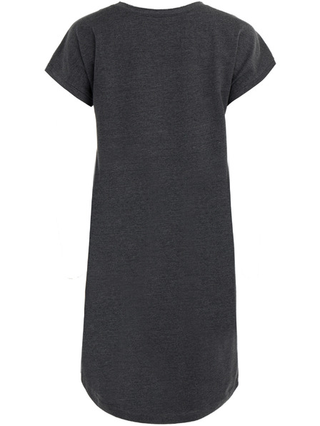 ALPINE PRO Šedé dámske šaty ALPINE PRO HEMADA