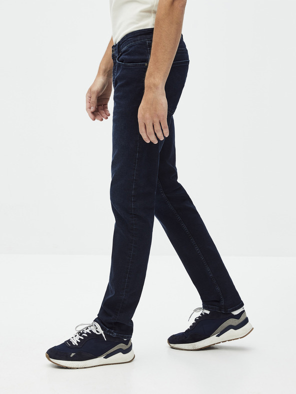 Celio Tmavomodré pánske slim fit džínsy Celio Nobody15
