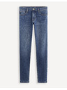 Celio Modré pánske džínsy skinny fit Celio C45 Doskinny