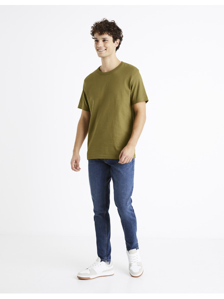 Celio Modré pánske džínsy skinny fit Celio C45 Doskinny