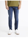 Celio Modré pánske džínsy skinny fit Celio C45 Doskinny