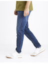 Celio Modré pánske džínsy skinny fit Celio C45 Doskinny
