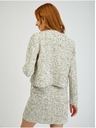 Orsay Krémová dámska vzorovaná bunda ORSAY