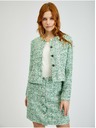 Orsay Zelené dámske vzorované sako ORSAY