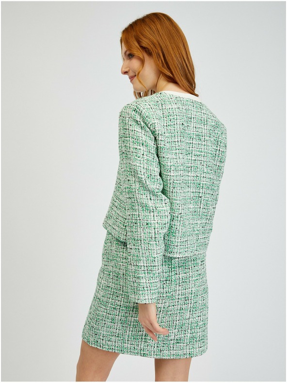 Orsay Zelené dámske vzorované sako ORSAY