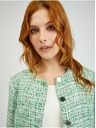 Orsay Zelené dámske vzorované sako ORSAY