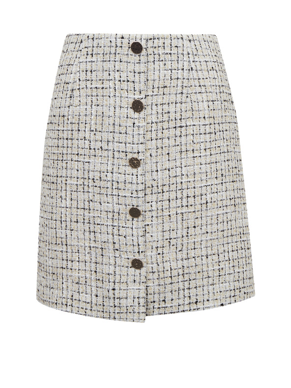 Orsay Béžová dámska tvídová sukňa ORSAY