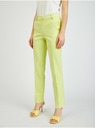 Orsay Svetlozelené dámske základné nohavice ORSAY
