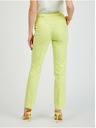 Orsay Svetlozelené dámske základné nohavice ORSAY