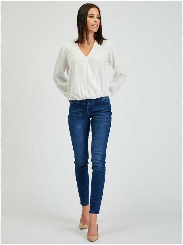 Orsay Biela dámska blúzka ORSAY