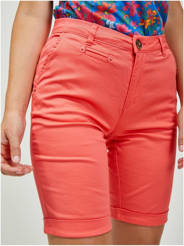 Orsay Koralové chino šortky ORSAY