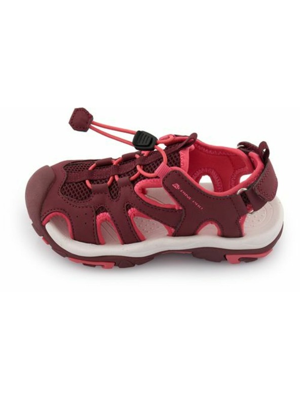 ALPINE PRO ALPINE PRO Lamego bordové dievčenské športové sandále