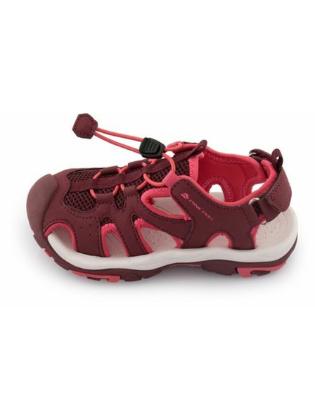 ALPINE PRO ALPINE PRO Lamego bordové dievčenské športové sandále