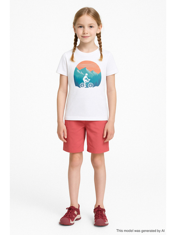 ALPINE PRO ALPINE PRO Lamego bordové dievčenské športové sandále