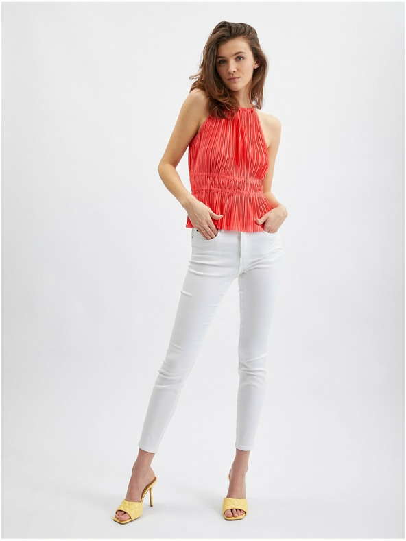 Orsay Tmavoružová dámska blúzka ORSAY