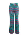 Orsay Ružovo-zelené dámske vzorované nohavice ORSAY