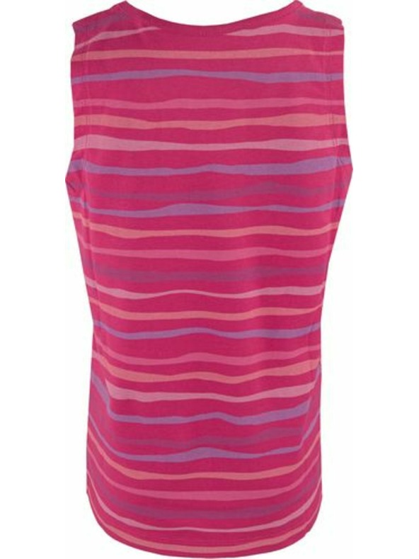 ALPINE PRO Tmavoružové dievčenské vzorované tielko ALPINE PRO Holso