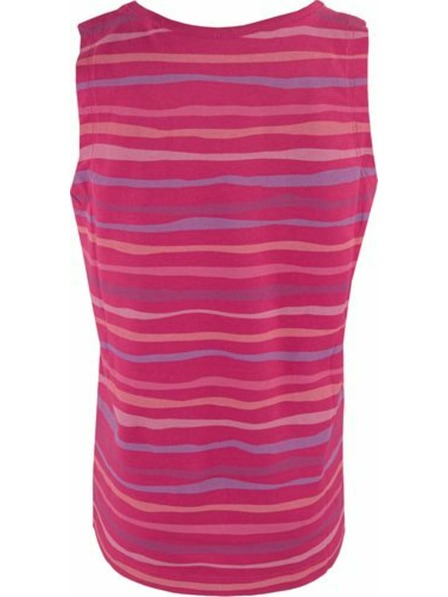 ALPINE PRO Tmavoružové dievčenské vzorované tielko ALPINE PRO Holso