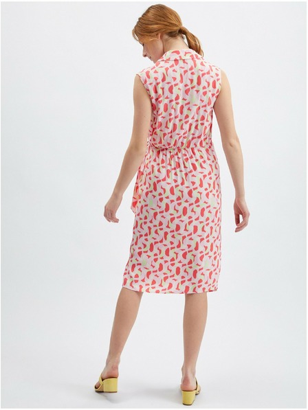 Orsay Ružové dámske vzorované šaty ORSAY