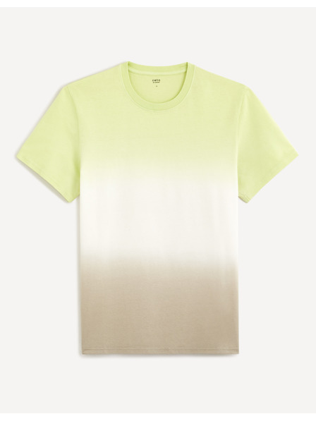 Celio Krémové pánske tričko Celio Deutye