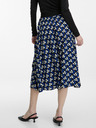 Orsay Modrá dámska plisovaná vzorovaná sukňa ORSAY