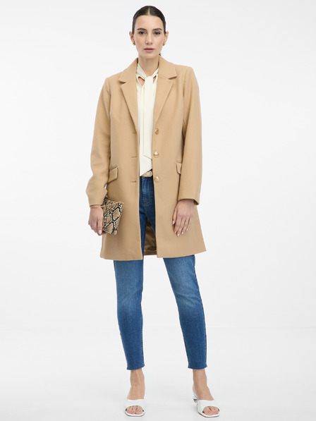 Orsay Svetlohnedý dámsky kabát ORSAY