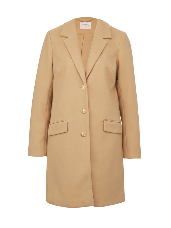Orsay Svetlohnedý dámsky kabát ORSAY