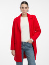 Orsay Červený dámsky kabát ORSAY