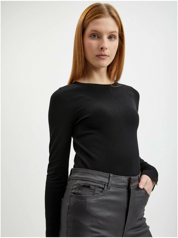 Orsay Šedé dámske koženkové nohavice ORSAY