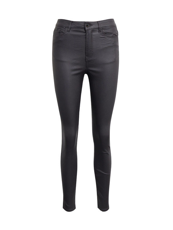 Orsay Šedé dámske koženkové nohavice ORSAY