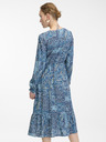 Orsay Modré dámske vzorované midi šaty ORSAY