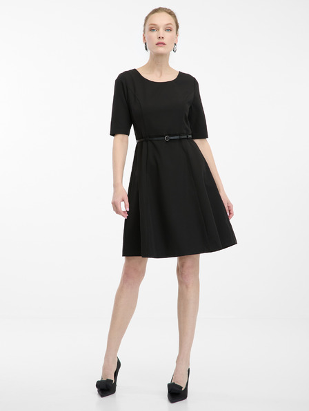 Orsay Čierne dámske šaty ORSAY