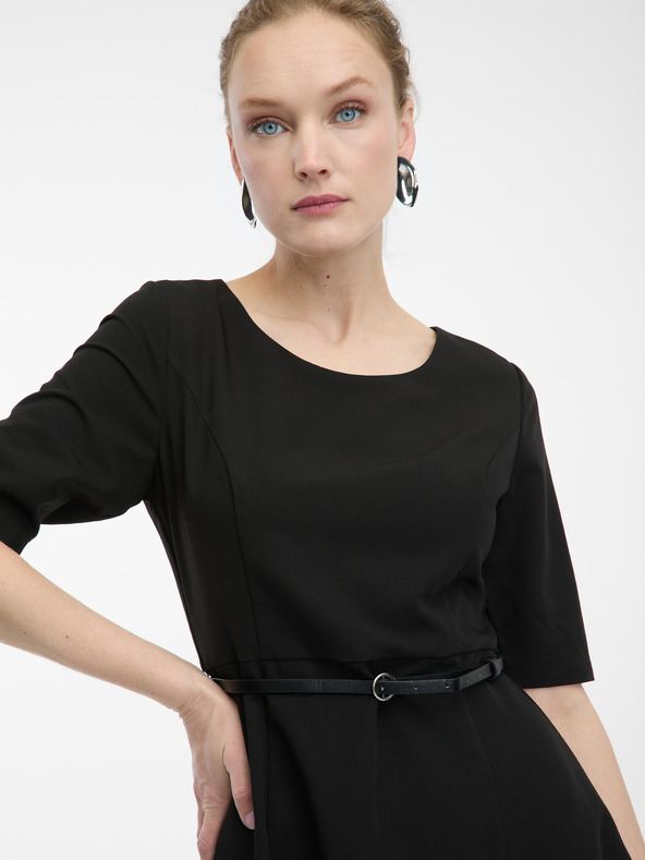 Orsay Čierne dámske šaty ORSAY