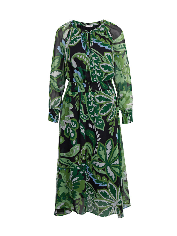 Orsay Zelené dámske kvetované šaty ORSAY