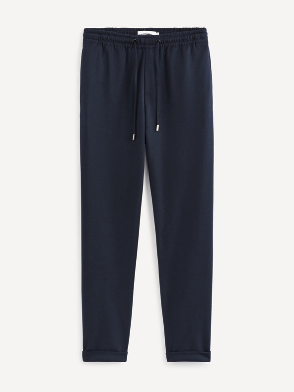 Celio Tmavomodré pánske tepláky Celio