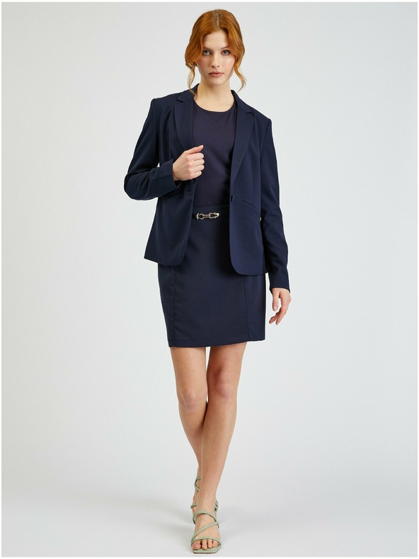 Orsay Tmavomodrá dámska sukňa ORSAY