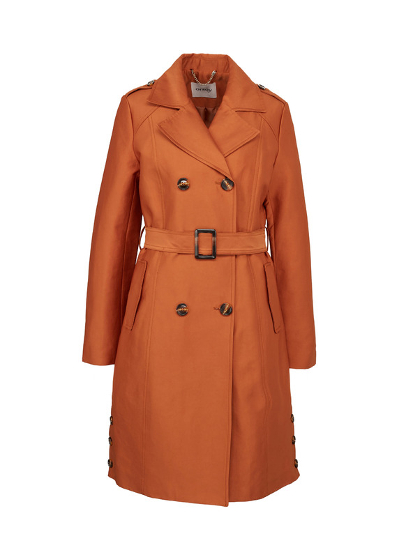 Orsay Hnedý dámsky plášť ORSAY