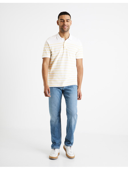 Celio Modré pánske straight fit džínsy Celio Doklight15