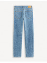 Celio Modré pánske straight fit džínsy Celio Doklight15