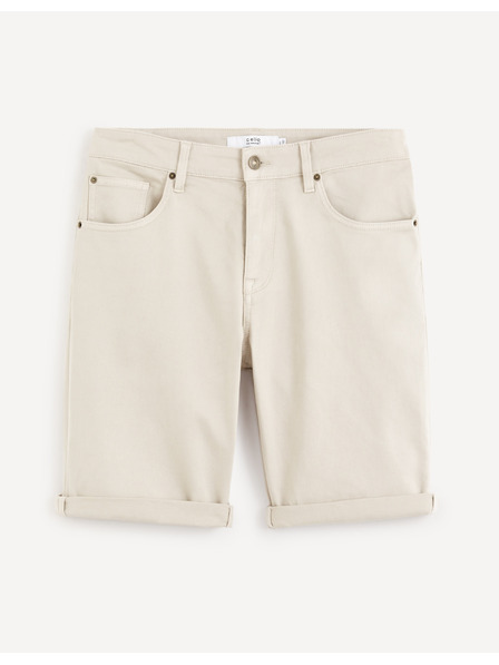 Celio Béžové pánske šortky Celio Mohitobm