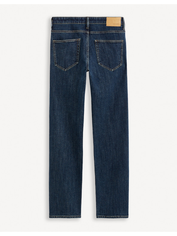 Celio Tmavomodré pánske džínsy pravidelného strihu Celio Fostones