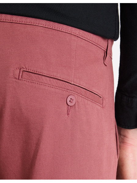Celio Vínové pánske chino nohavice Celio Tocharles