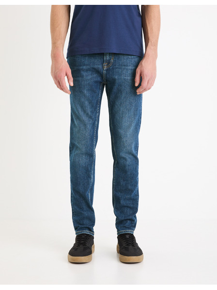 Celio Modré pánske slim fit džínsy Celio Gotapered