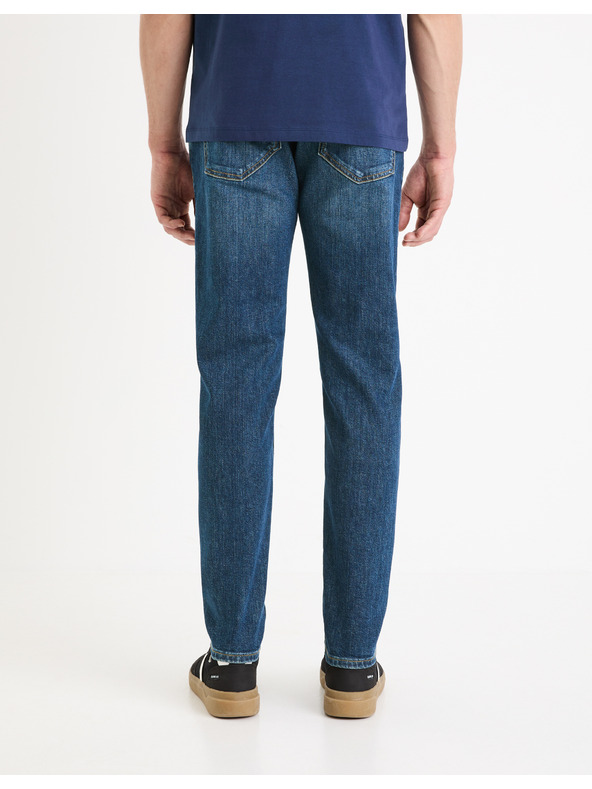 Celio Modré pánske slim fit džínsy Celio Gotapered